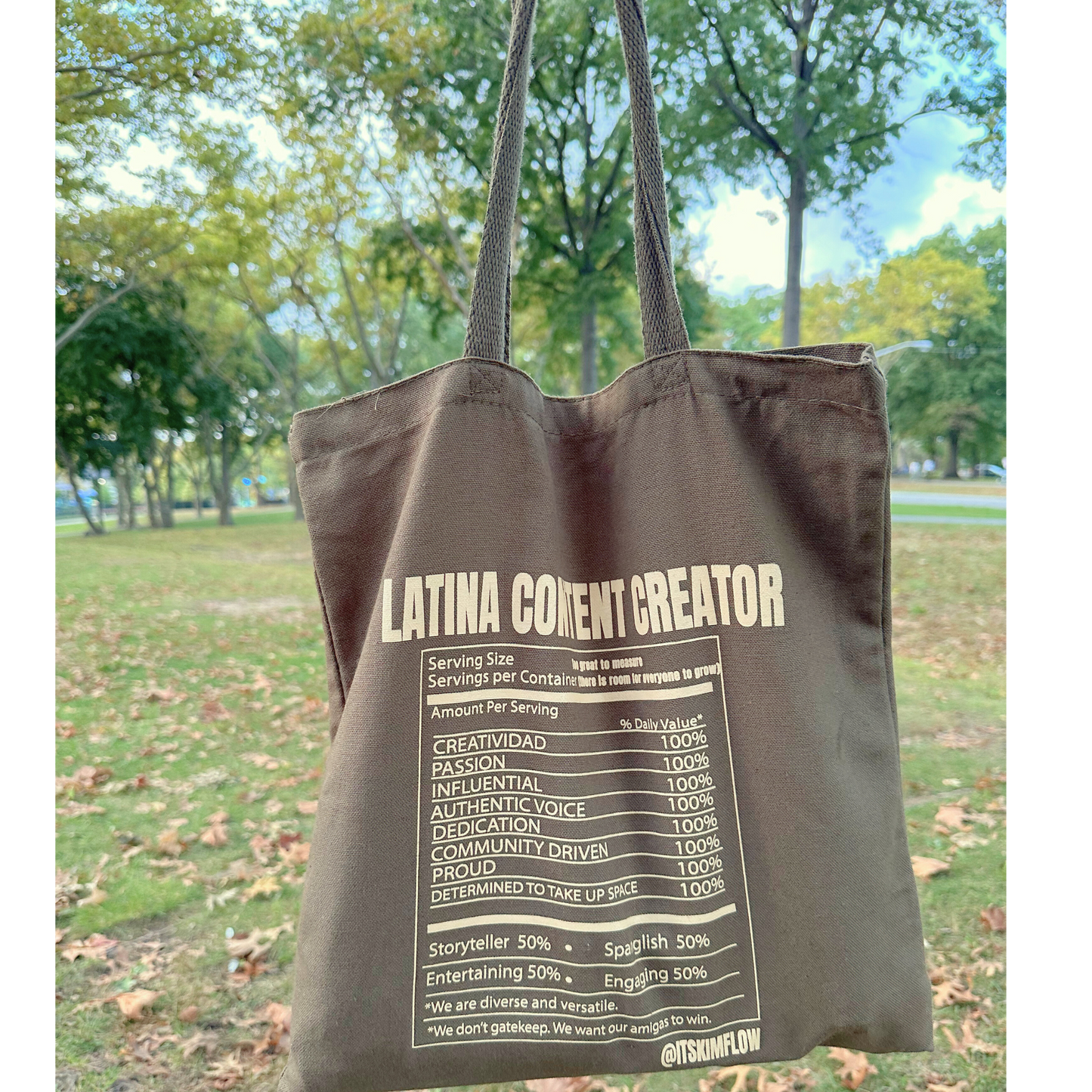 LATINA CONTENT CREATOR tote bag